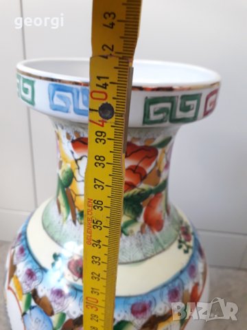 Китайска порцеланова ваза, снимка 6 - Вази - 31278955