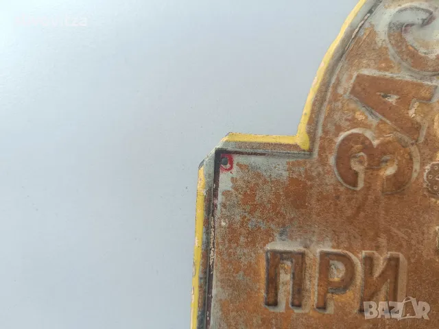 Уникална Царска застрахователна табела Дружество София 19 век, снимка 4 - Антикварни и старинни предмети - 49907664