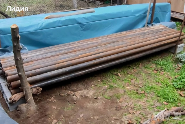 Метални тръби - 3 метра дължина , диаметър 60 мм. Цена 20 лв на брой, снимка 3 - Железария - 52920238