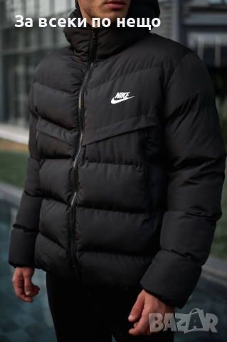Nike Мъжки Черно Зимно Яке Код LFS670, снимка 2 - Якета - 51899212