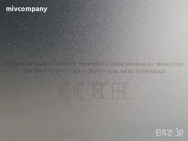 Лаптоп Apple Macbook Air 15" 2025, M4, 16GB RAM, 512 GB Гaранция!!!, снимка 4 - Лаптопи за работа - 56105238