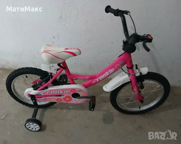 Детско колело ROOKIE 16 " + колелца, снимка 4 - Детски велосипеди, триколки и коли - 56208819