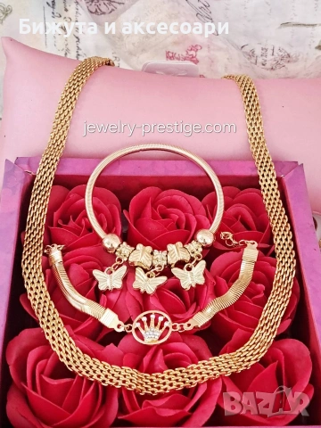 комплект медицинска стомана , снимка 5 - Бижутерийни комплекти - 53228420