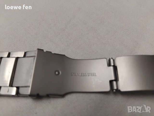 Верижка за часовник 24 мм масивна неръждаема стомана !, снимка 7 - Мъжки - 52612598