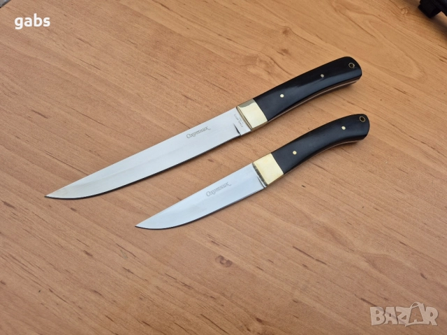 Руски нож Охотник,фултанг с текстилна кания,два модела, снимка 9 - Ножове - 51886436