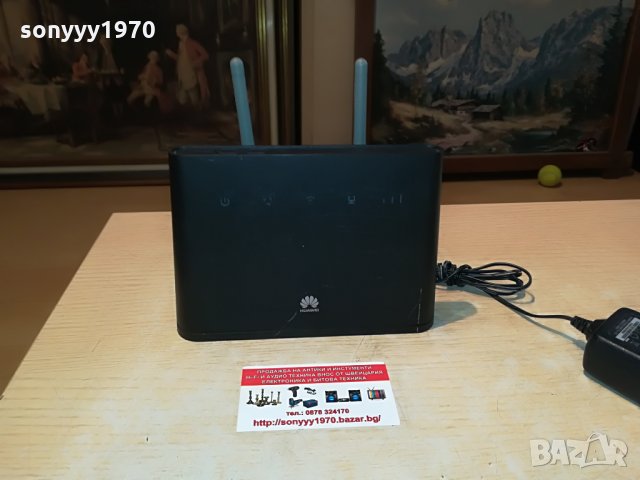 РУТЕР МТЕЛ-HUAWEI 4G-A1 ROUTER мтел-ски със сиви антени 2508211100, снимка 4 - Рутери - 33916362