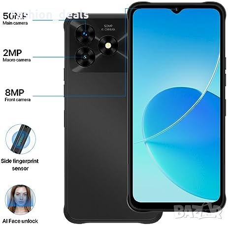 Нов Смартфон UMIDIGI G5 Mecha 16GB RAM 6000mAh Dual SIM 4G телефон, снимка 2 - Други - 42849939