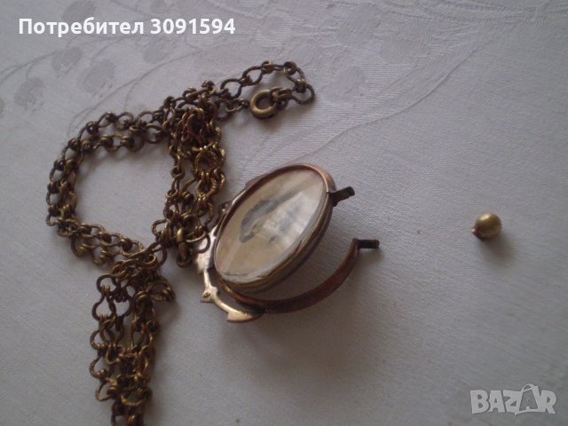 Колие с висулка викториянски период пандетив медальон, снимка 16 - Антикварни и старинни предмети - 39005963