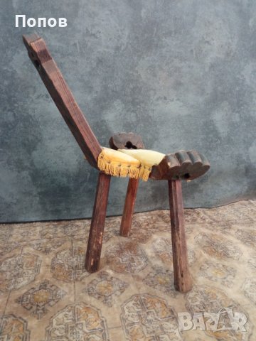 Старинен скандинавски стол за раждане, снимка 3 - Столове - 38043430