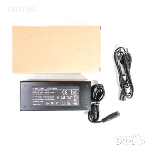 Зарядно 54.6V 2A GX16 за Zero 8 / 9 48V, KuGoo G-Booster / M4 / M4 Pro / C1 / X1, Vsett 8 / 8+ / 9+, снимка 4 - Друга електроника - 52655338