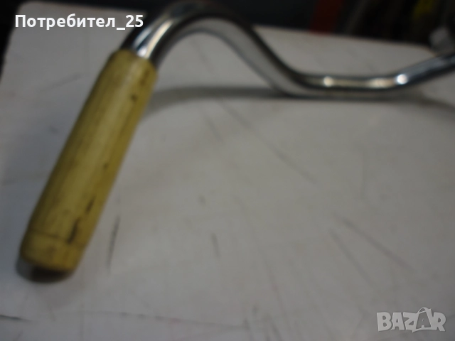 Кормило + звънец за ретро велосипед, снимка 4 - Части за велосипеди - 52544163