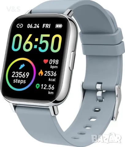 Смарт часовник, Molocy  Фитнес тракер 1,69" сензорен екран Фитнес часовник с монитор за сън 