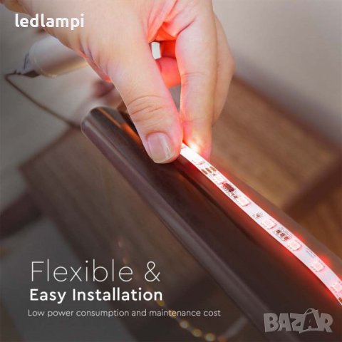 LED SMART Дигитална Лента Комплект RGB 24V, снимка 8 - Лед осветление - 42638359