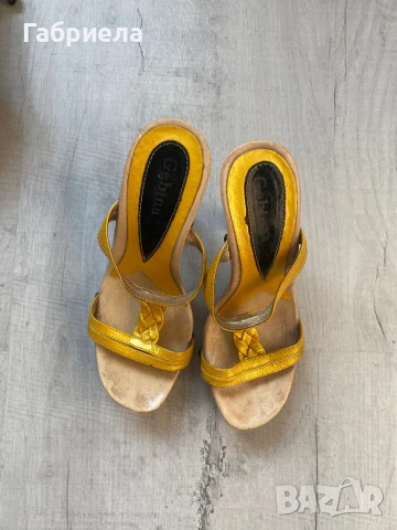 Летни обувки, чехли на ток Gabina, снимка 3 - Сандали - 50942516