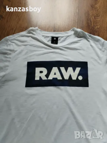 g-star - страхотна мъжка тениска КАТО НОВА M, снимка 3 - Тениски - 50423332