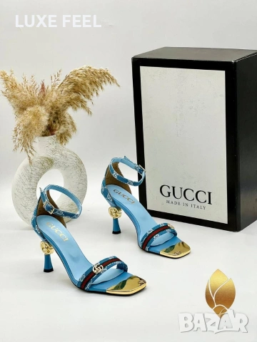 GUCCI ⚜️Дамски Сандали , снимка 4 - Сандали - 53952416