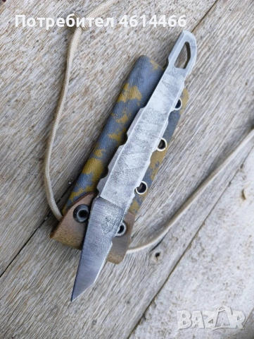 Нож ръчна изработка за врат