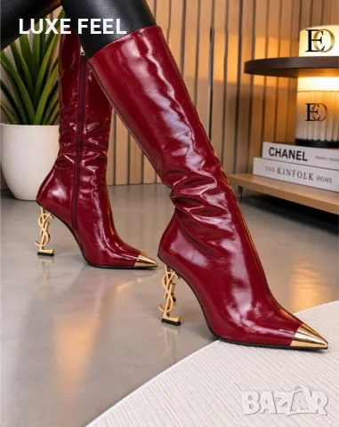 Yves Saint Laurent ✨Дамски Ботуши , снимка 3 - Дамски ботуши - 56316945