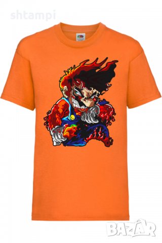 Детска тениска Mario Flame Игра,Изненада,Подарък,Празник,Повод, снимка 5 - Детски тениски и потници - 37436679