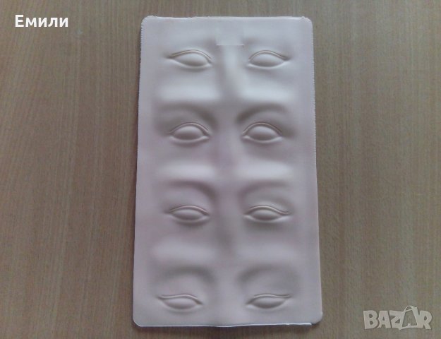 3D силиконова тренировъчна кожа за микроблейдинг на вежди и очна линия , снимка 2 - Козметика за лице - 34099175