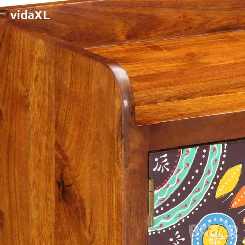vidaXL Шкаф за обувки със съхранение Многоцветен 90 x 35 x 40 см, снимка 8 - Шкафове - 56147498
