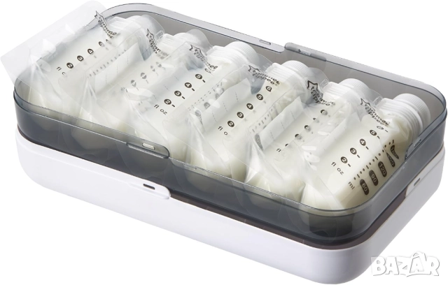 Tommee Tippee Express and Go Complete Starter Kit Система за Кърма без Преливане, Пликове Нагревател, снимка 4 - Аксесоари за кърмачки - 52859729