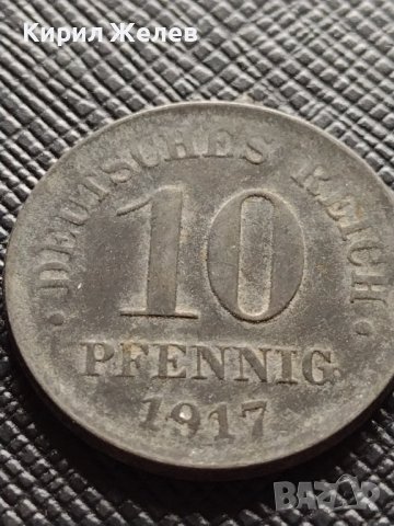 ТРИ МОНЕТИ 10 пфенинги 1916-1917/20г. ДОЙЧЕ РАЙХ ГЕРМАНИЯ СТАРИ РЕДКИ ЗА КОЛЕКЦИОНЕРИ 31475, снимка 5 - Нумизматика и бонистика - 38633545