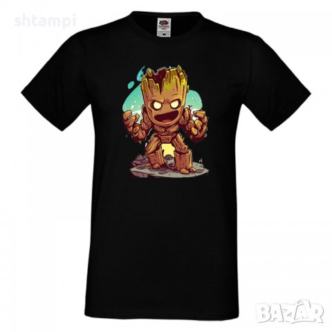 Мъжка тениска Marvel Groot 2 Игра,Изненада,Подарък,Геймър,, снимка 3 - Тениски - 36790605