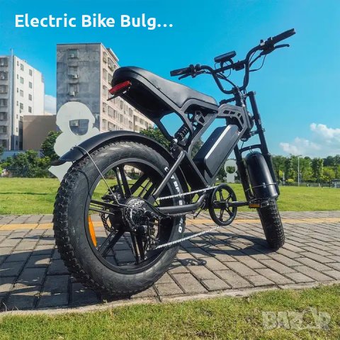 Електрически фатбайк, Shimano ск, 500W 48V с предно и задно окачване, снимка 3 - Велосипеди - 42564621