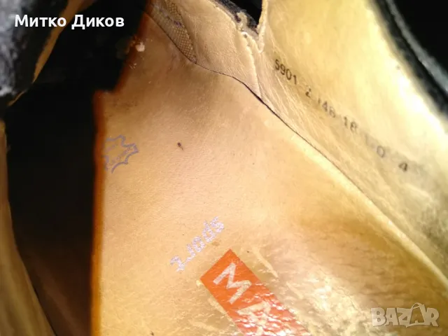 Mark маркови гръцки обувки естествена кожа с лепки №42, снимка 6 - Ежедневни обувки - 47409739