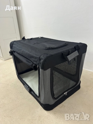 Транспортна чанта за големи домашни любимци Feandrea сгъваема, от текстил , снимка 7 - За кучета - 52747023