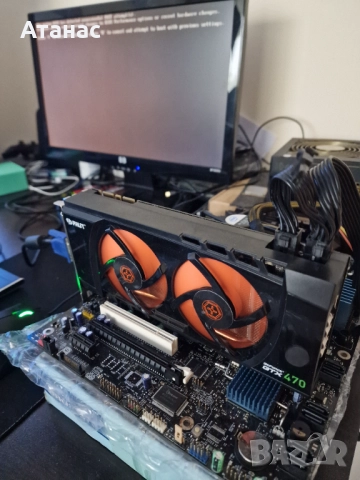 2бр. видеокарти GTX470 за SLI ретро гейминг или колекция - Palit Dual Fan + ZOTAC