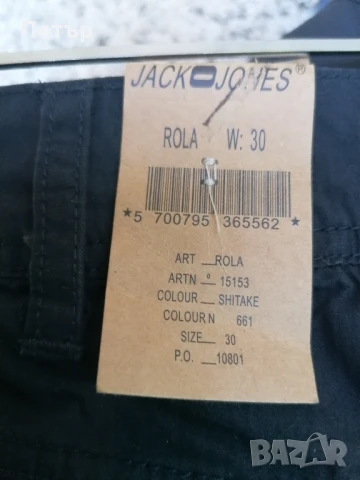 Продавам чисто нови черни памучни панталони Denim - Jack Jones, снимка 8 - Панталони - 50894094