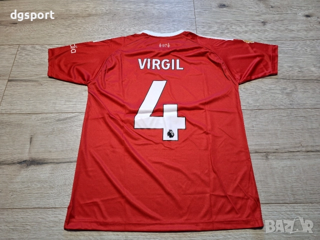 Футболна фланелка на Ливърпул #Върджил Ван Дайк #4#сезон 25/26!