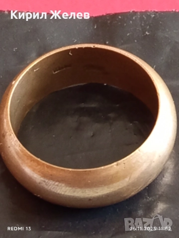 Блестяща позлатена бронзова халка с печати за КОЛЕКЦИЯ 27020, снимка 6 - Други ценни предмети - 52546664