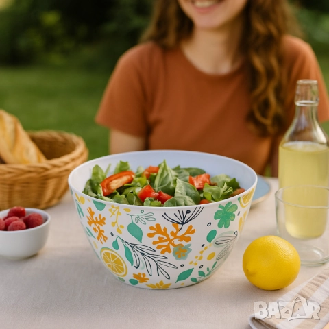 Меламинова купа 25см – шарен дизайн, снимка 3 - Други - 51947655