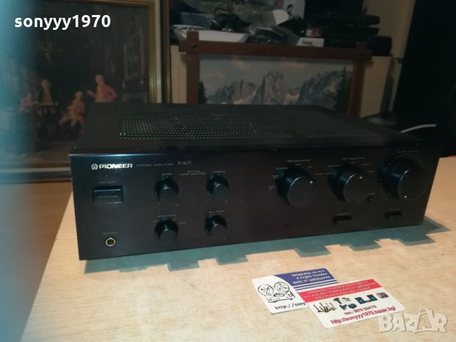 поръчан-pioneer a-401 stereo ampli-550watt-japan/sweden 2210202100, снимка 4 - Ресийвъри, усилватели, смесителни пултове - 30521930