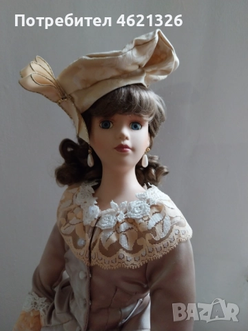 Винтидж колекционерска порцеланова кукла като нова с ограничено издание, снимка 3 - Декорация за дома - 52056649