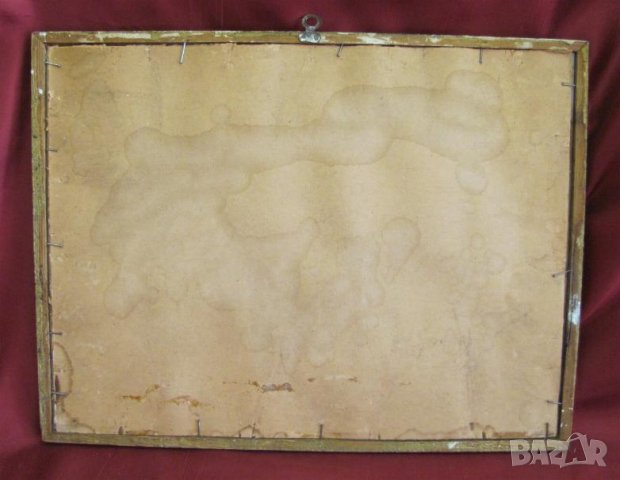 1945г. Стара Оригинална Картина Акварел Подписана, снимка 7 - Картини - 44369216
