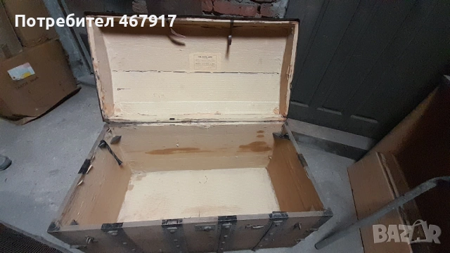 Дървен сандък 2, снимка 3 - Антикварни и старинни предмети - 54166886