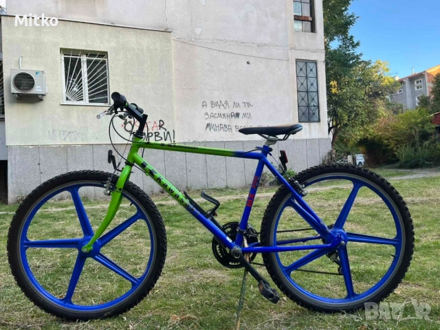 26 цола алуминиев велосипед с 21 скорости усилени ляти капли като нов в перфектно състояние , снимка 2 - Велосипеди - 52169916