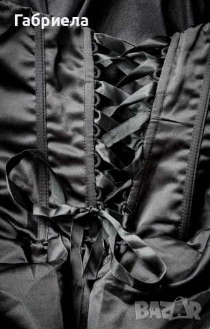 Нова къса кукленска рокля в черно, снимка 4 - Рокли - 53977800