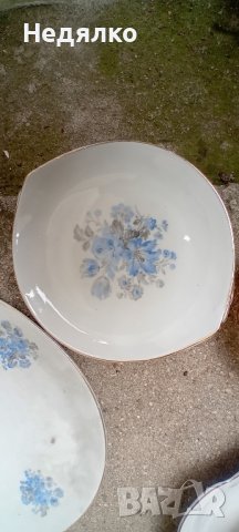21бр Бг порцелан,1956г,Нов,плата,чинии, снимка 6 - Антикварни и старинни предмети - 42743962