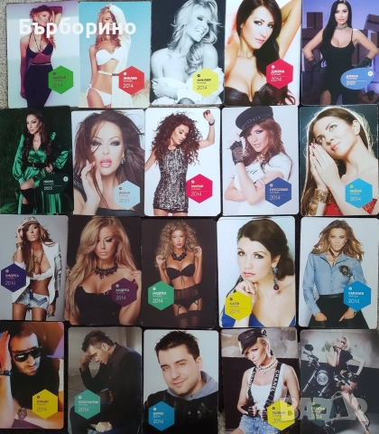 Плакати и стари стенни календари-поп-фолк и естрада,Джобни календари-2014 год., снимка 11 - Картини - 52824466