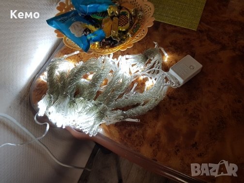 Празнични лампички тип завеса с 3х3м 300 LED, снимка 14 - Лед осветление - 27059053