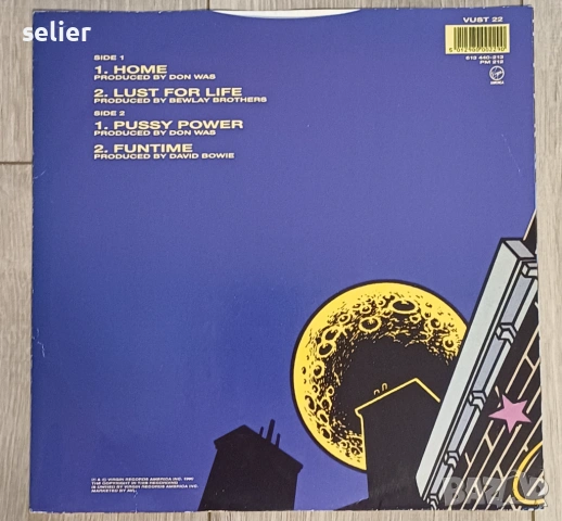 Iggy Pop ‎– Home Maxi Single 12 Издание 🇬🇧 UK 1990г Стил:Alternative Rock Рядко макси,в дискогс за, снимка 2 - Грамофонни плочи - 54271224