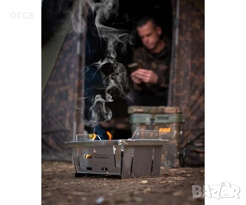 Сгъваемо барбекю Fox Cookware Foldable BBQ компактно стомана, снимка 7 - Екипировка - 54074720