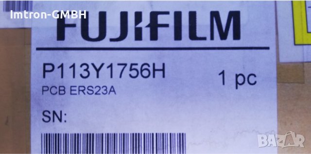 Платка /Board  FujiFilm 113Y1756 DD ERS23A 113N1756B НОВО, снимка 3 - Медицинска апаратура - 36849403