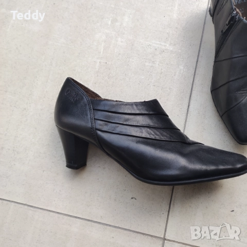 Маркови боти обувки Caprice, естественна кожа, номер 37.5 , снимка 6 - Дамски обувки на ток - 52022738