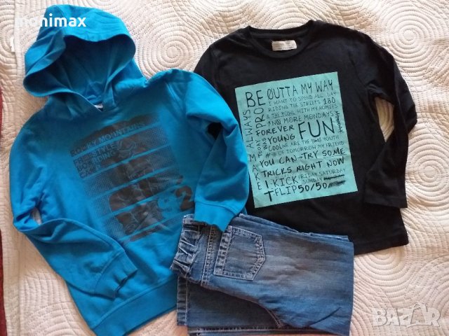 Лот дънки , суичър , блуза Zara 122 / 128